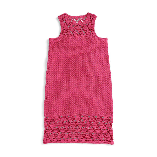 Free Bernat Lace Trim Tank Dress Crochet Pattern Yarnspirations