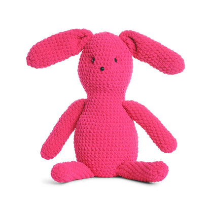 Bernat Ruby Rabbit Beginner Crochet Toy Bright Pink