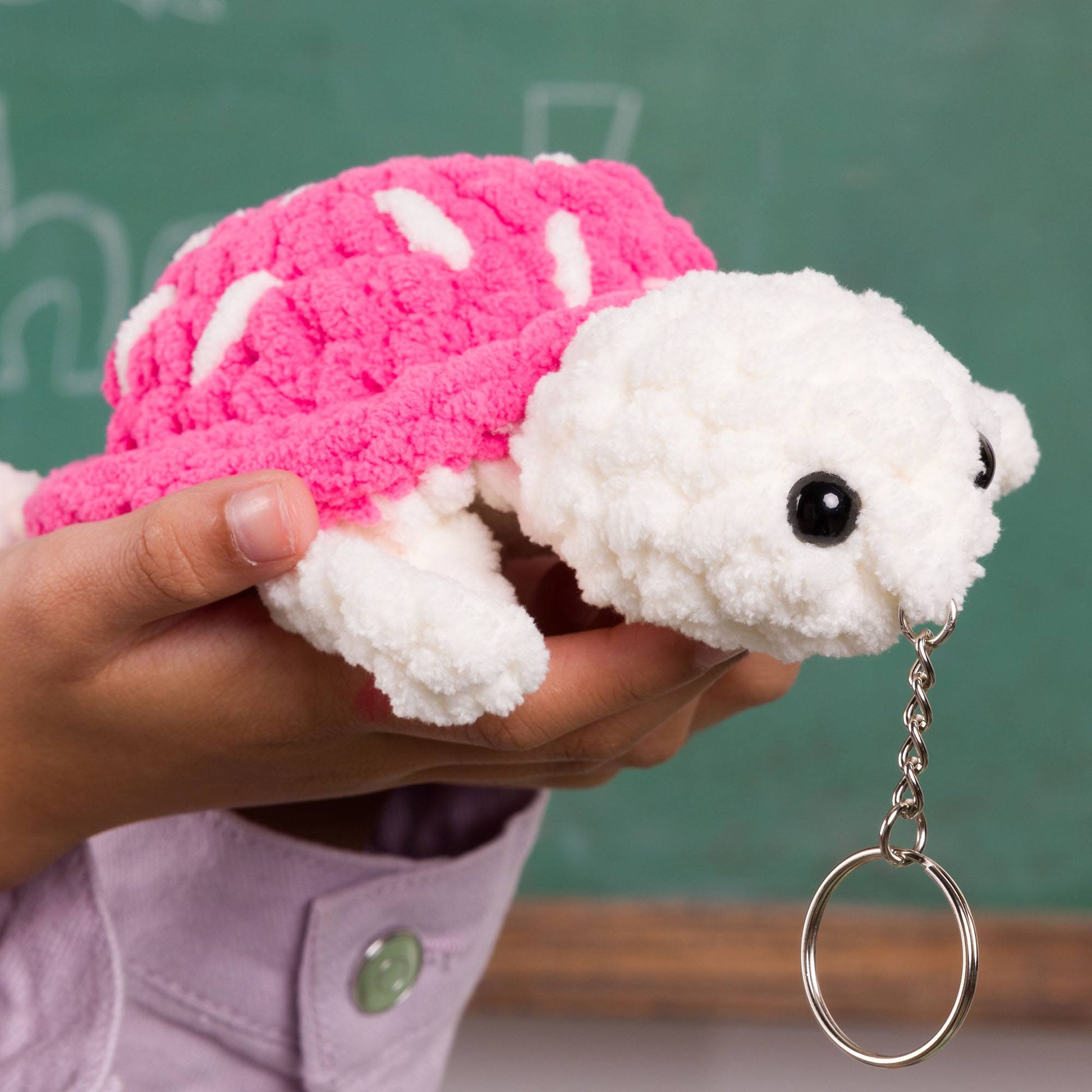 Free Bernat Mushroom Turtle Crochet Charms Pattern