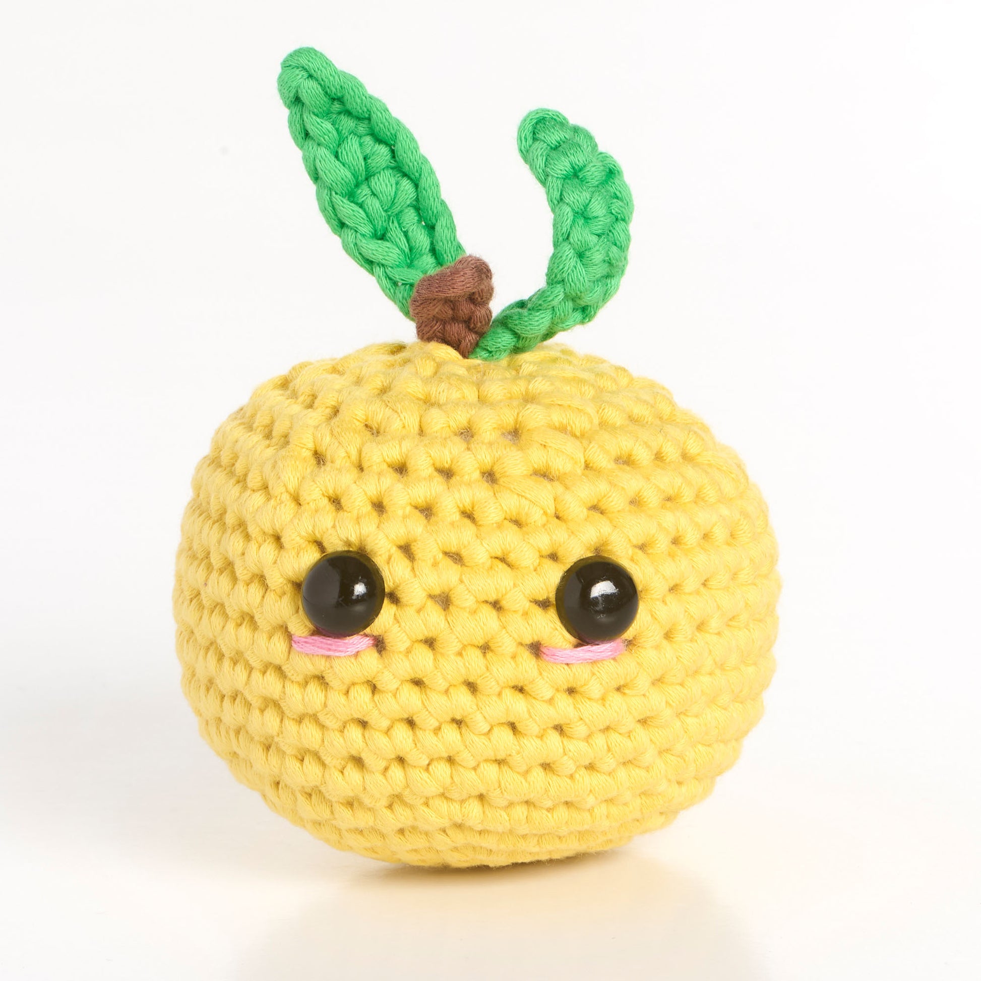 Free Bernat Maker Mini Crochet Fruit Friends Pattern