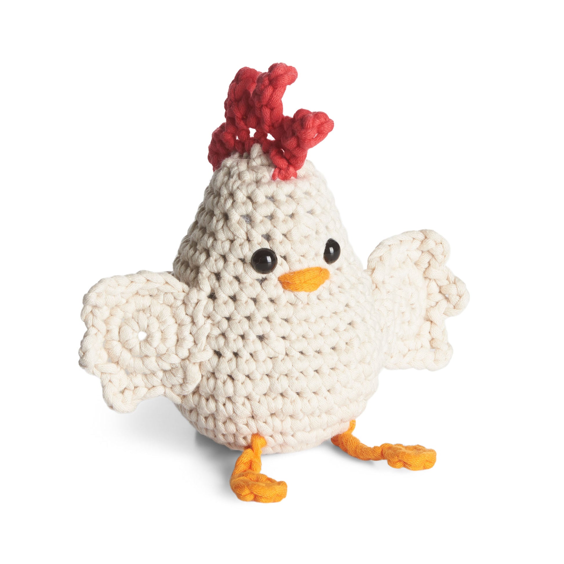 Free Bernat Maker Mini Henrietta the Crochet Chicken Pattern