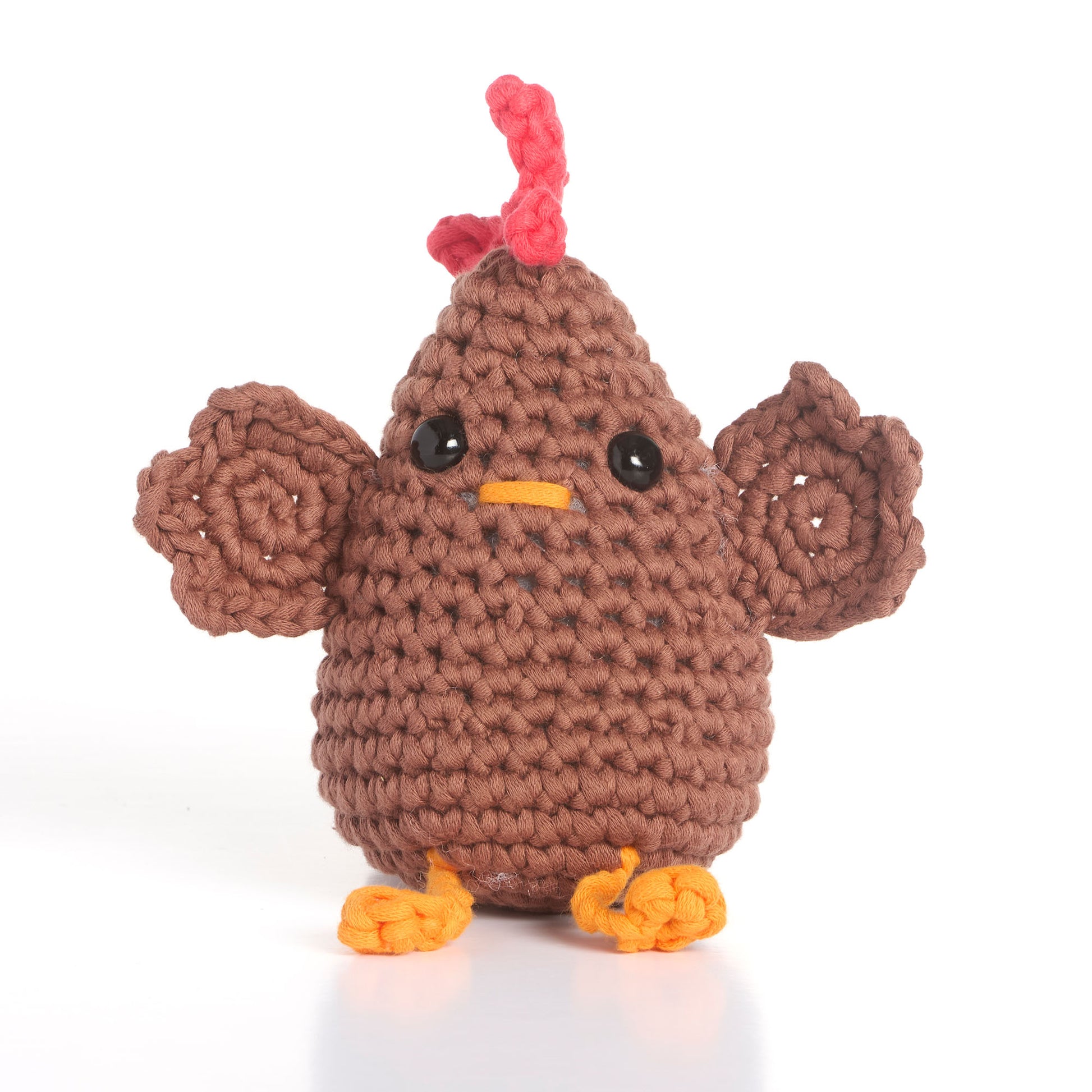 Free Bernat Maker Mini Henrietta the Crochet Chicken Pattern