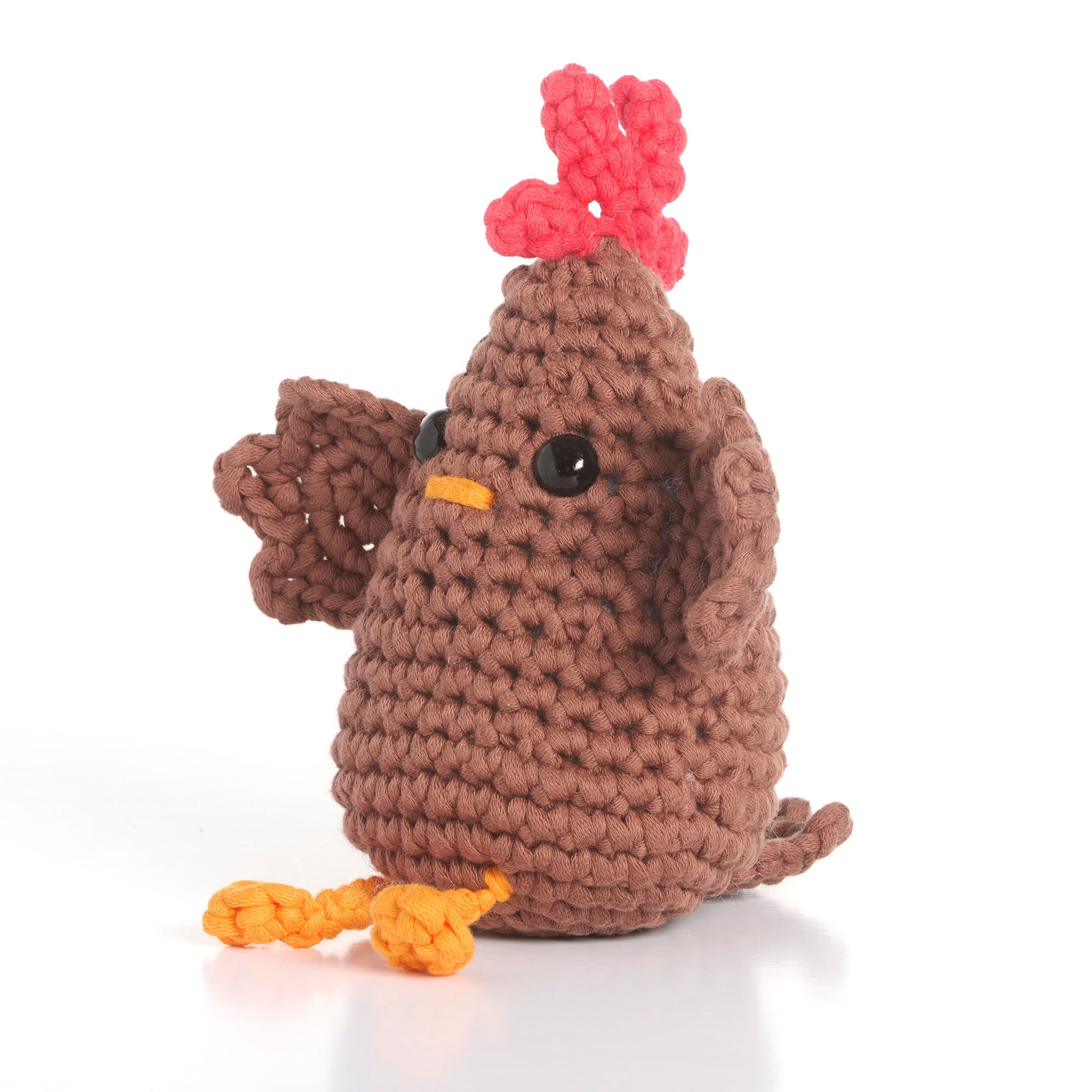 Free Bernat Maker Mini Henrietta the Crochet Chicken Pattern