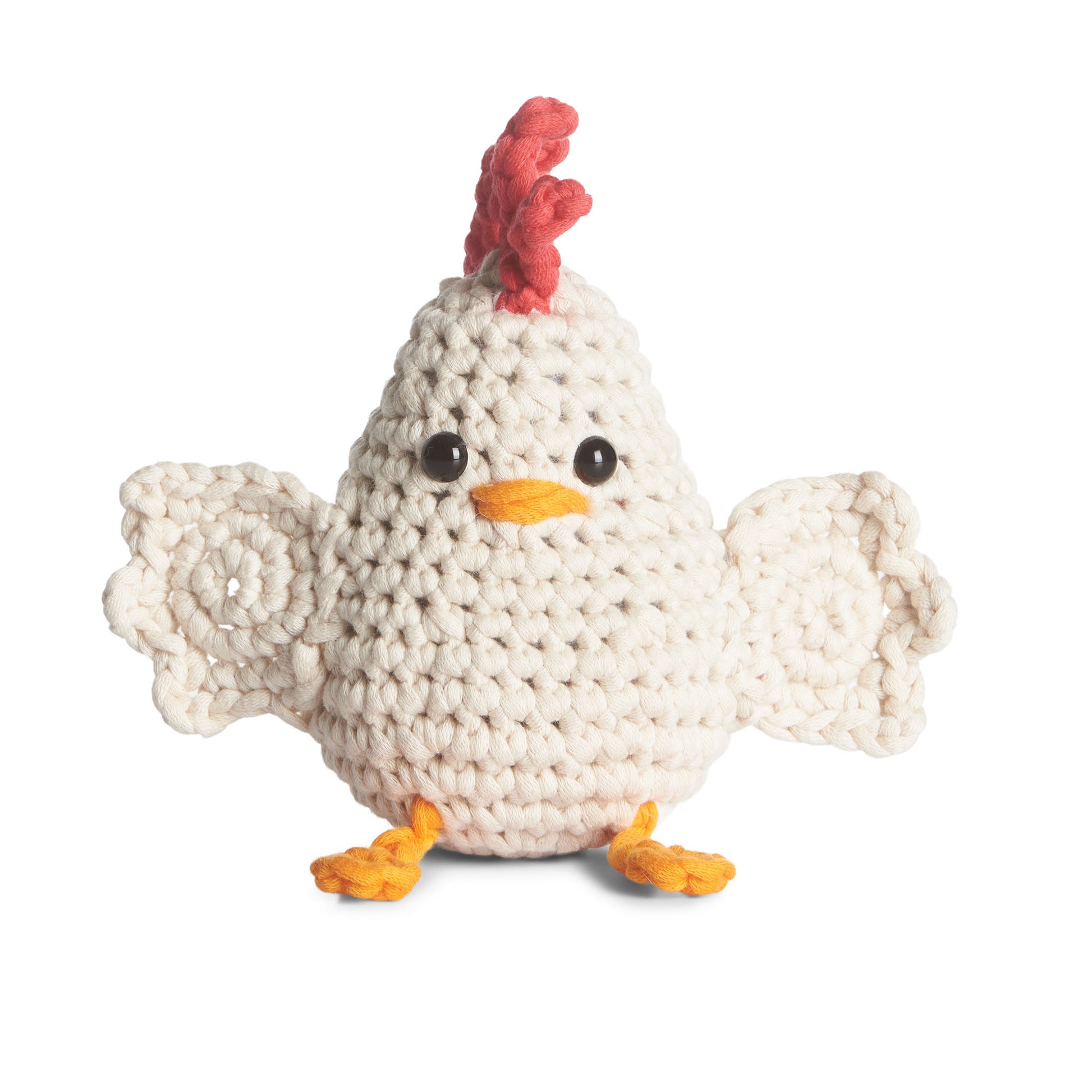 Free Bernat Maker Mini Henrietta the Crochet Chicken Pattern