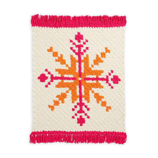 Crochet Blanket made in Bernat Blanket Yarn