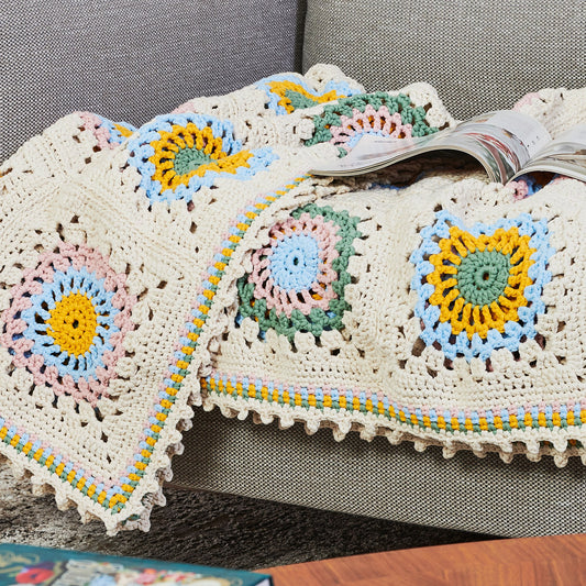 Crochet Blanket made in Bernat Maker Yarn