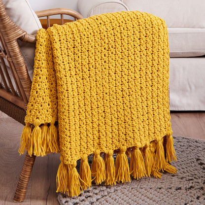 Bernat Daisy Delight Crochet Blanket Crochet Blanket made in Bernat Maker Yarn