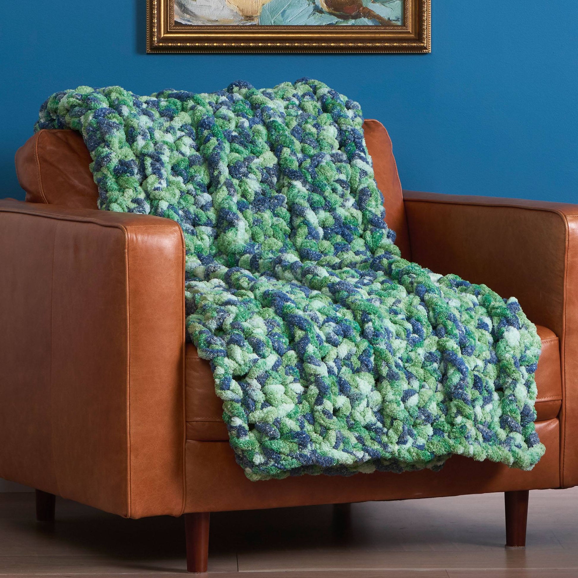 Free Bernat Celestial Ridges Crochet Blanket Pattern