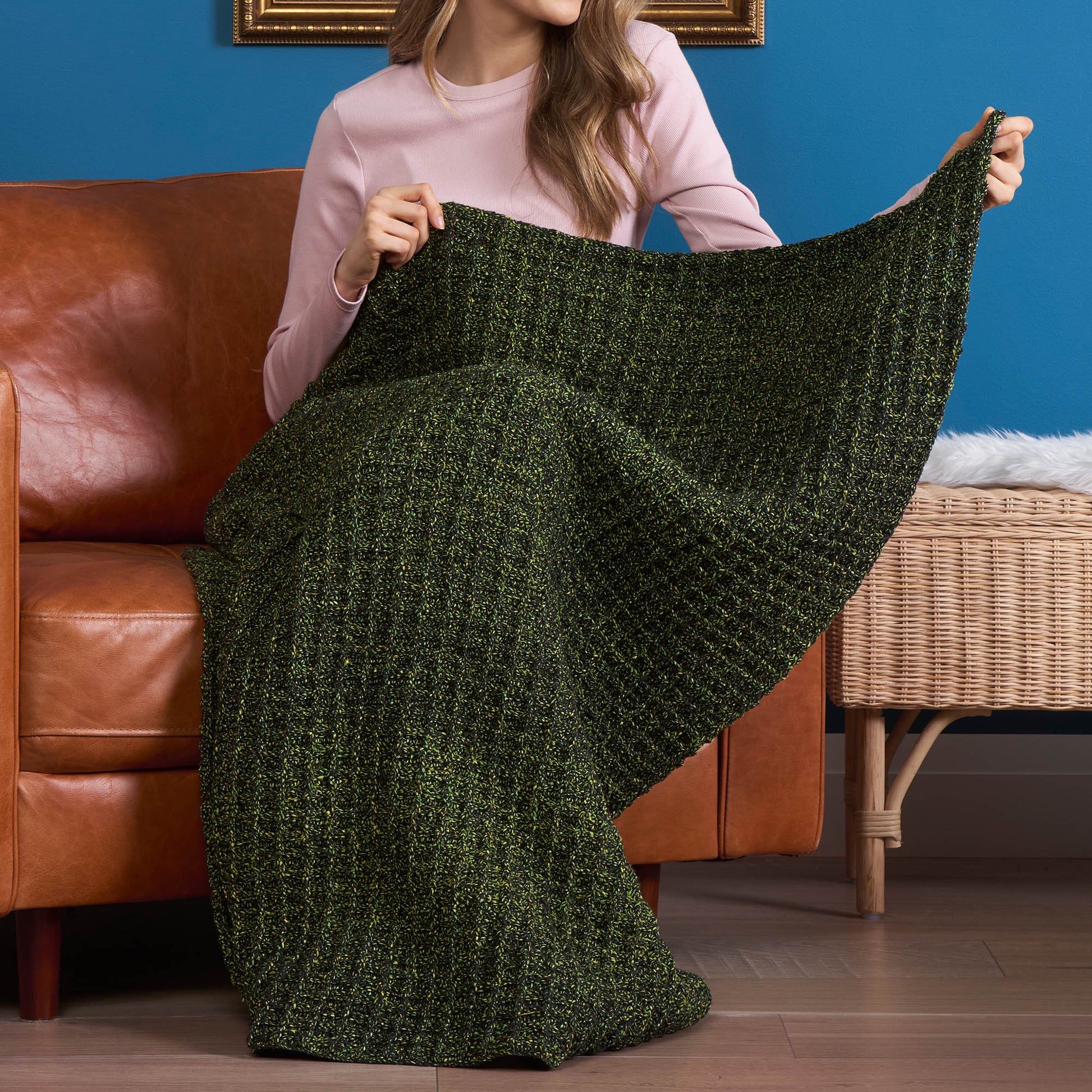 Free Bernat Night Garden Crochet Blanket Pattern