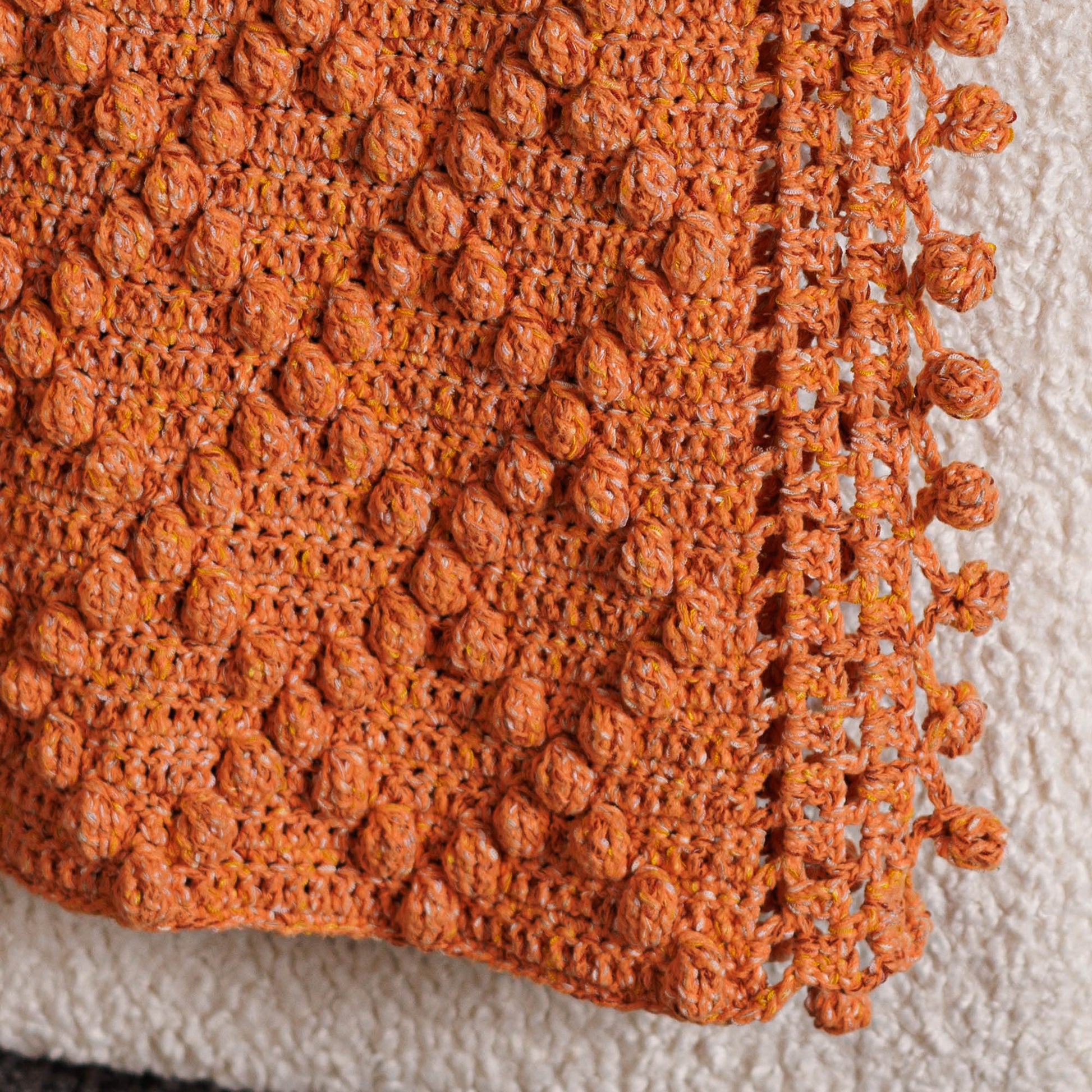 Free Bernat Textured Diamond Crochet Throw Pattern