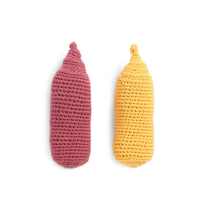 Bernat Ketchup & Mustard Crochet Pet Toys All Variants