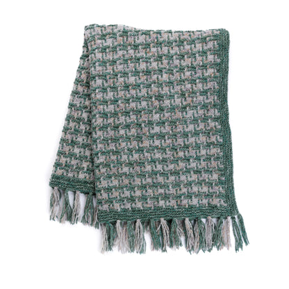 Bernat Lofty Houndstooth Knit Blanket Bernat Lofty Houndstooth Knit Blanket