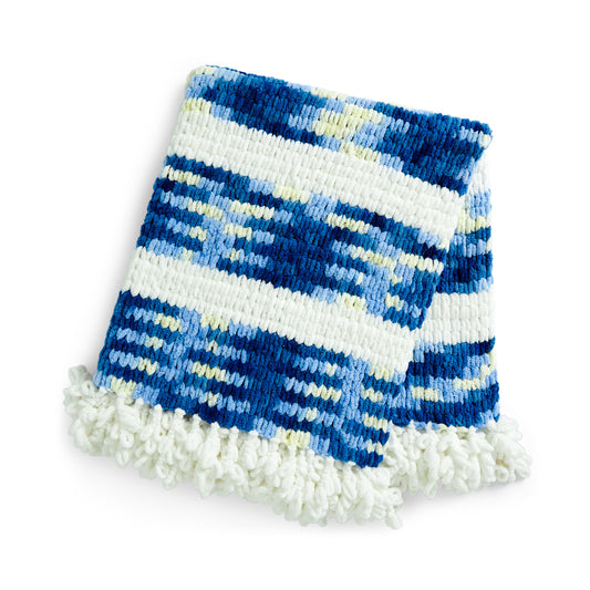 Craft Blanket made in Bernat Alize Blanket-EZ Yarn