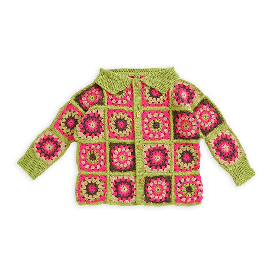 Crochet Cardigan made in Caron Simply Soft Yarn