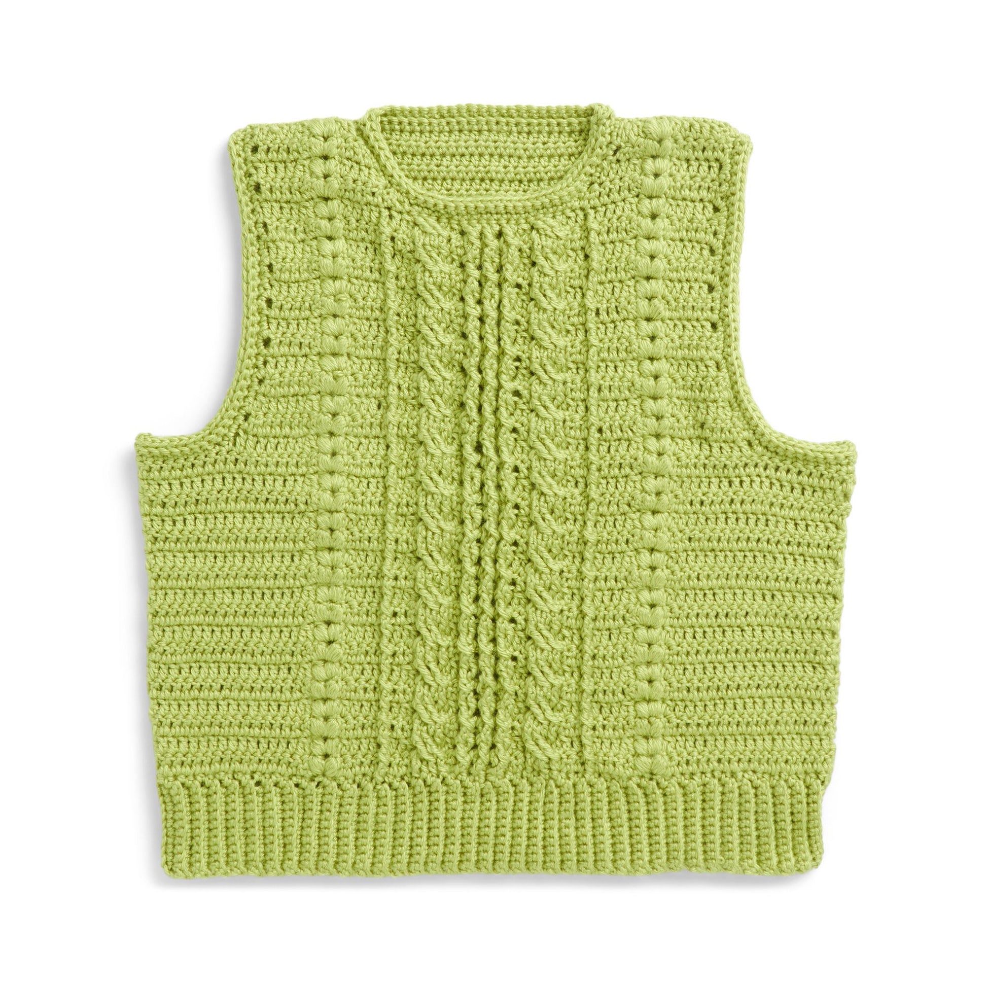 Caron Celtic Cables Crochet Vest | Yarnspirations