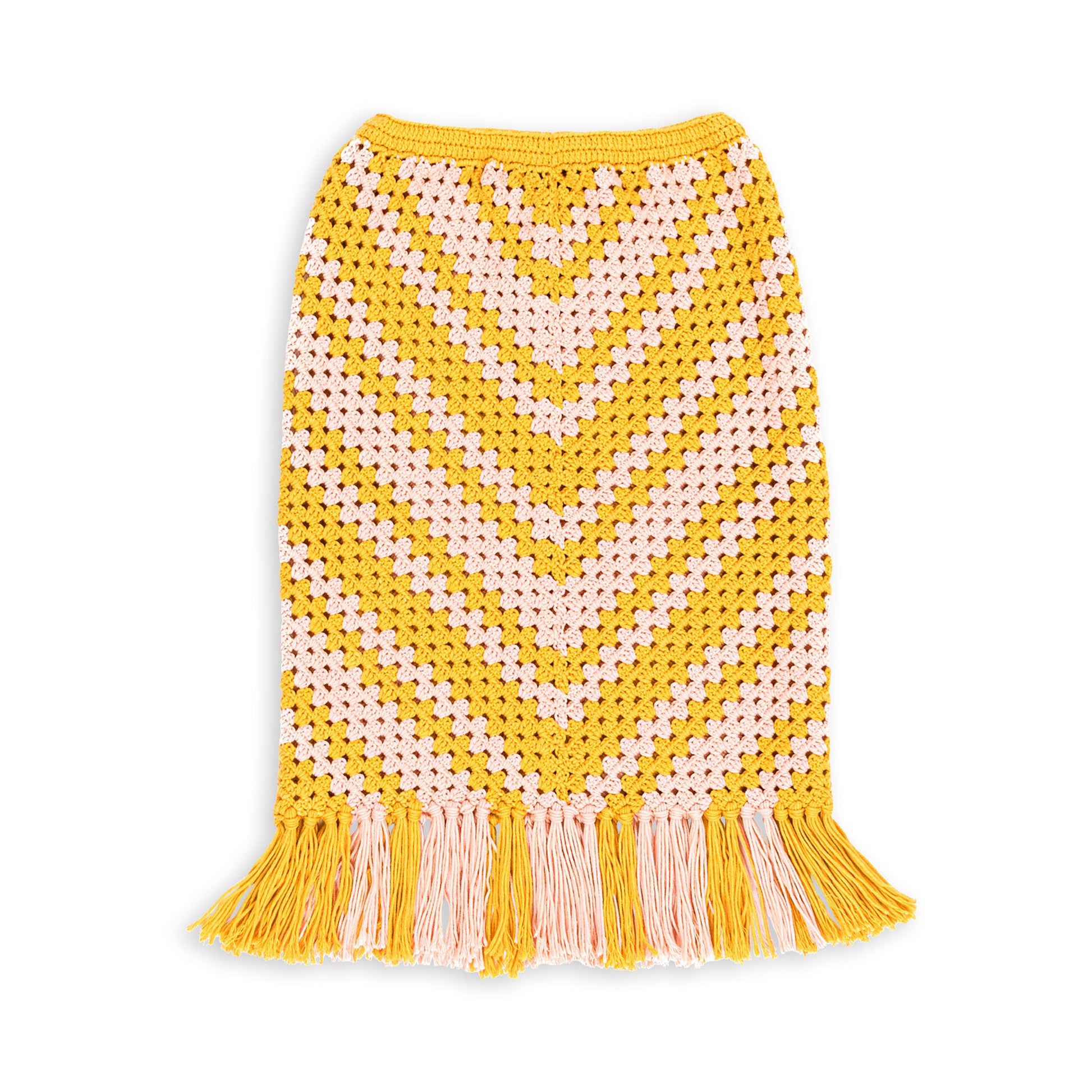 Free Caron Chevron Crochet Granny Skirt Pattern