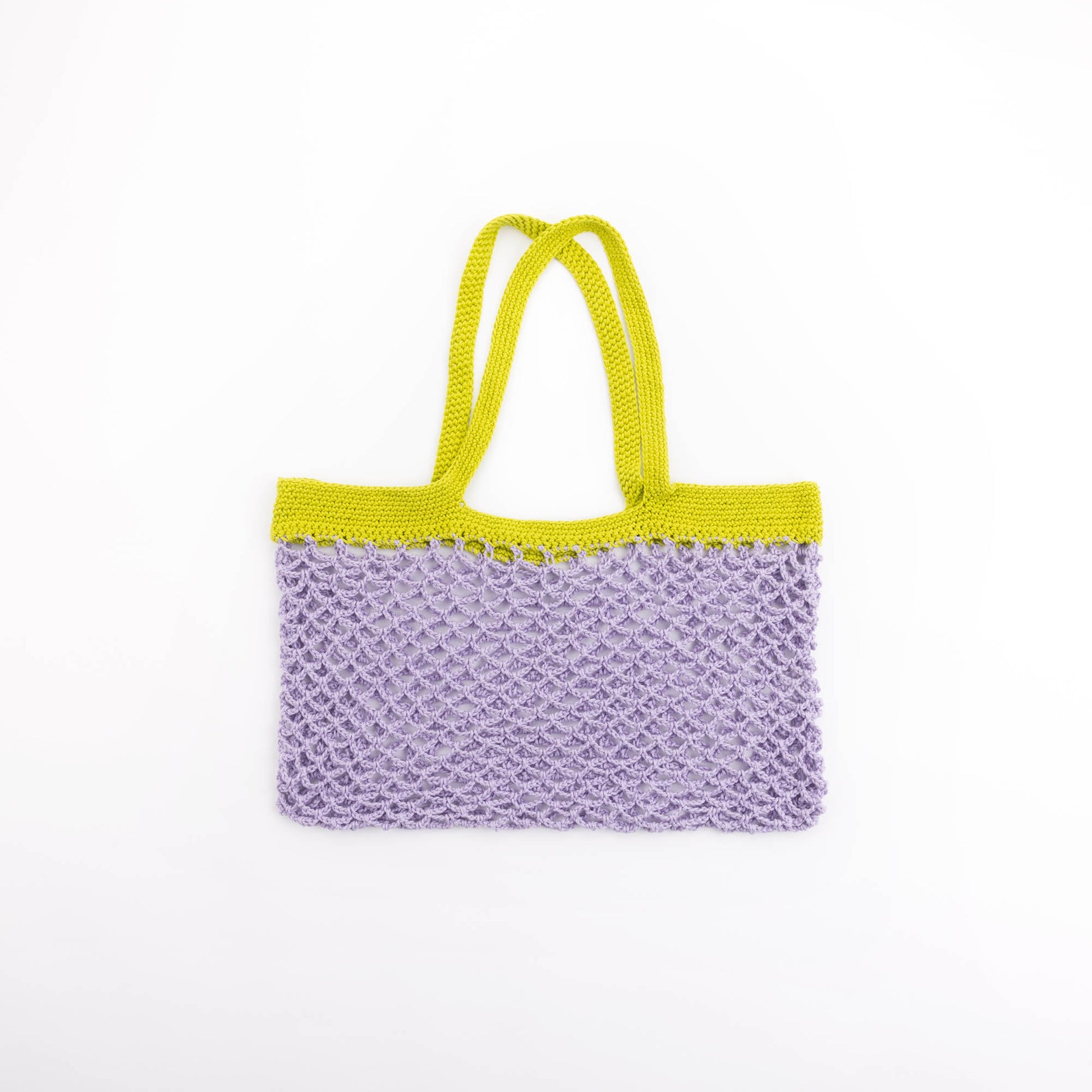 Free Caron Go-To Crochet Mesh Market Bag Pattern