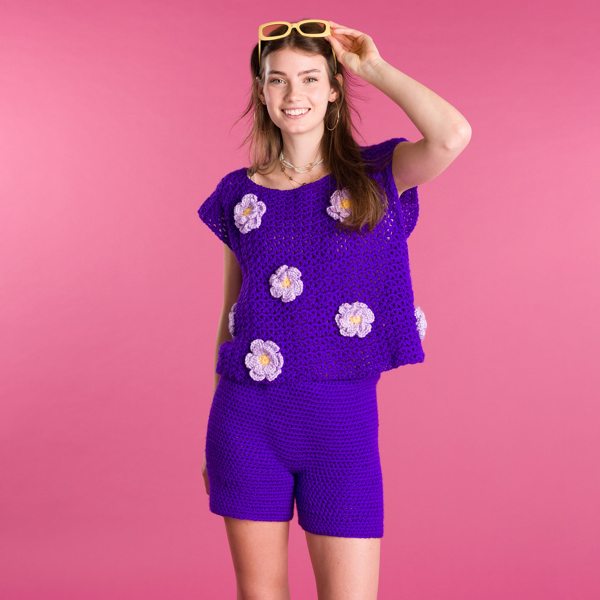 Free Caron In Bloom Crochet Top Pattern
