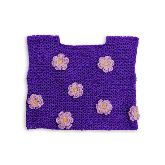 Caron In Bloom Crochet Top