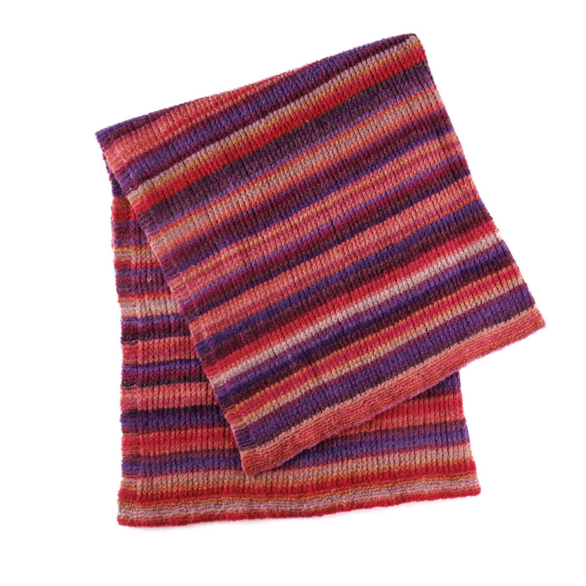 Free Caron Mind the Fade Knit Blanket Pattern