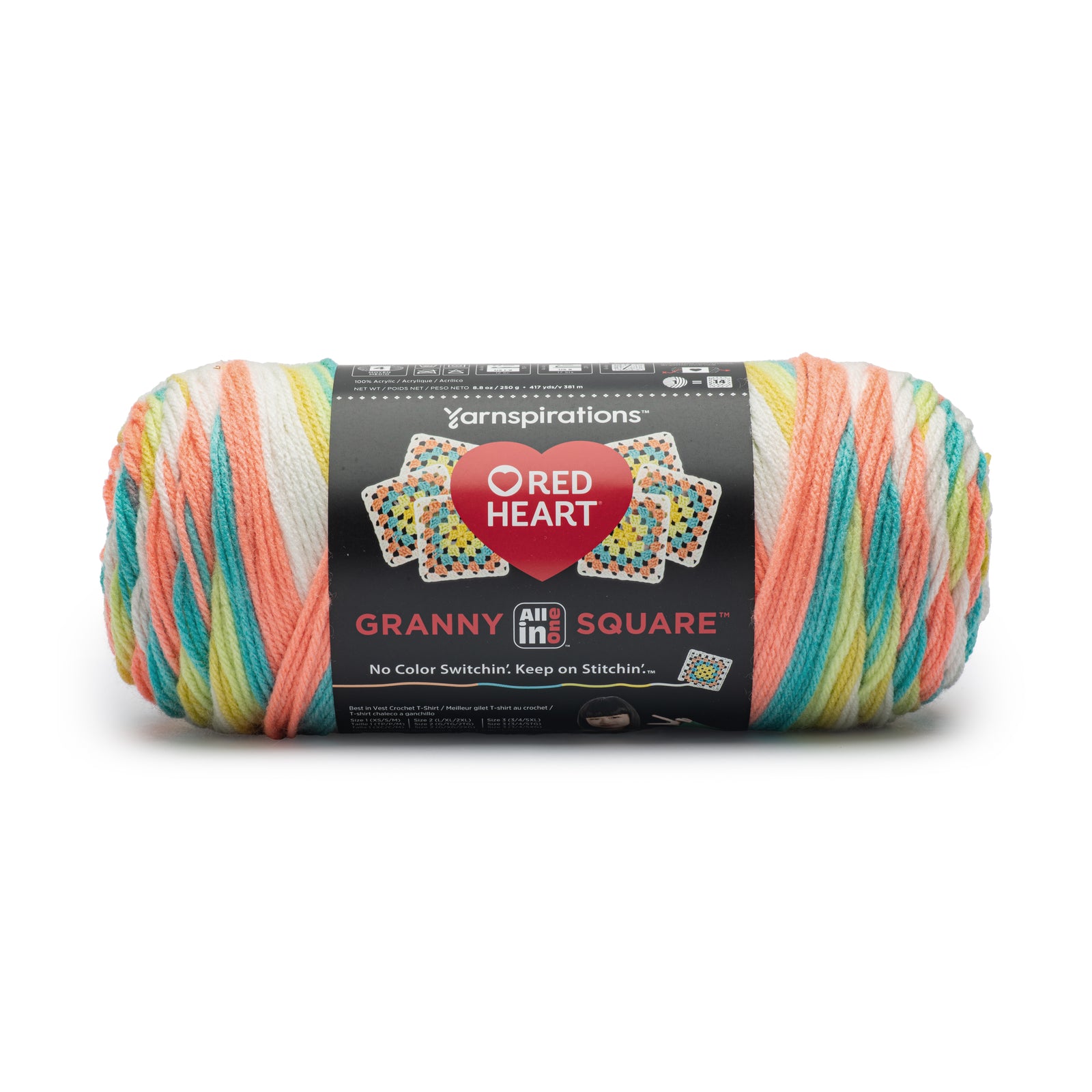 Red Heart All In One Granny Square Yarn - Honest Review - Naztazia ®