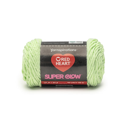 Red Heart Super Glow Yarn (50G/1.8oz) Glow Worm Green