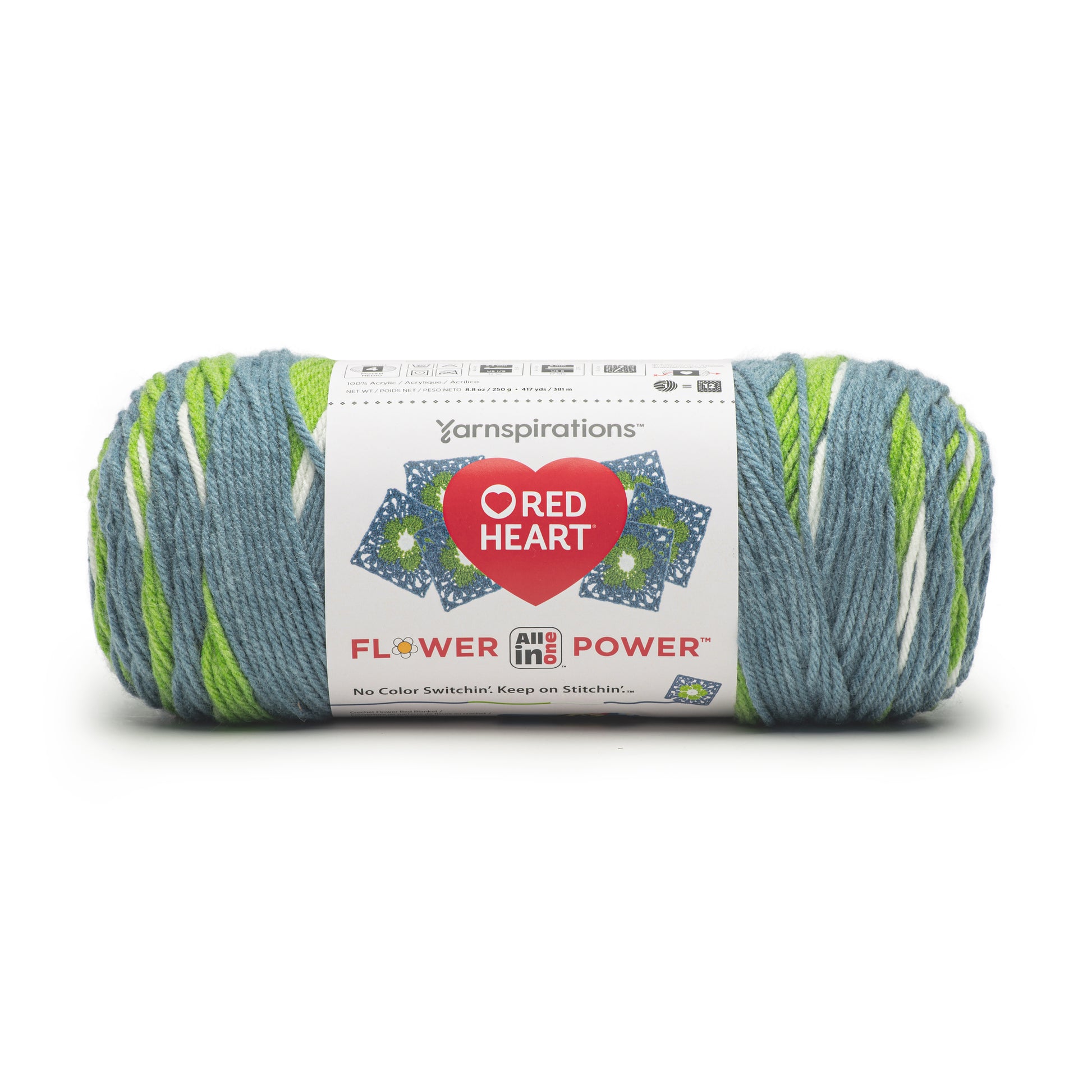 Red Heart All In One Flower Power Yarn (250G/8.8oz)