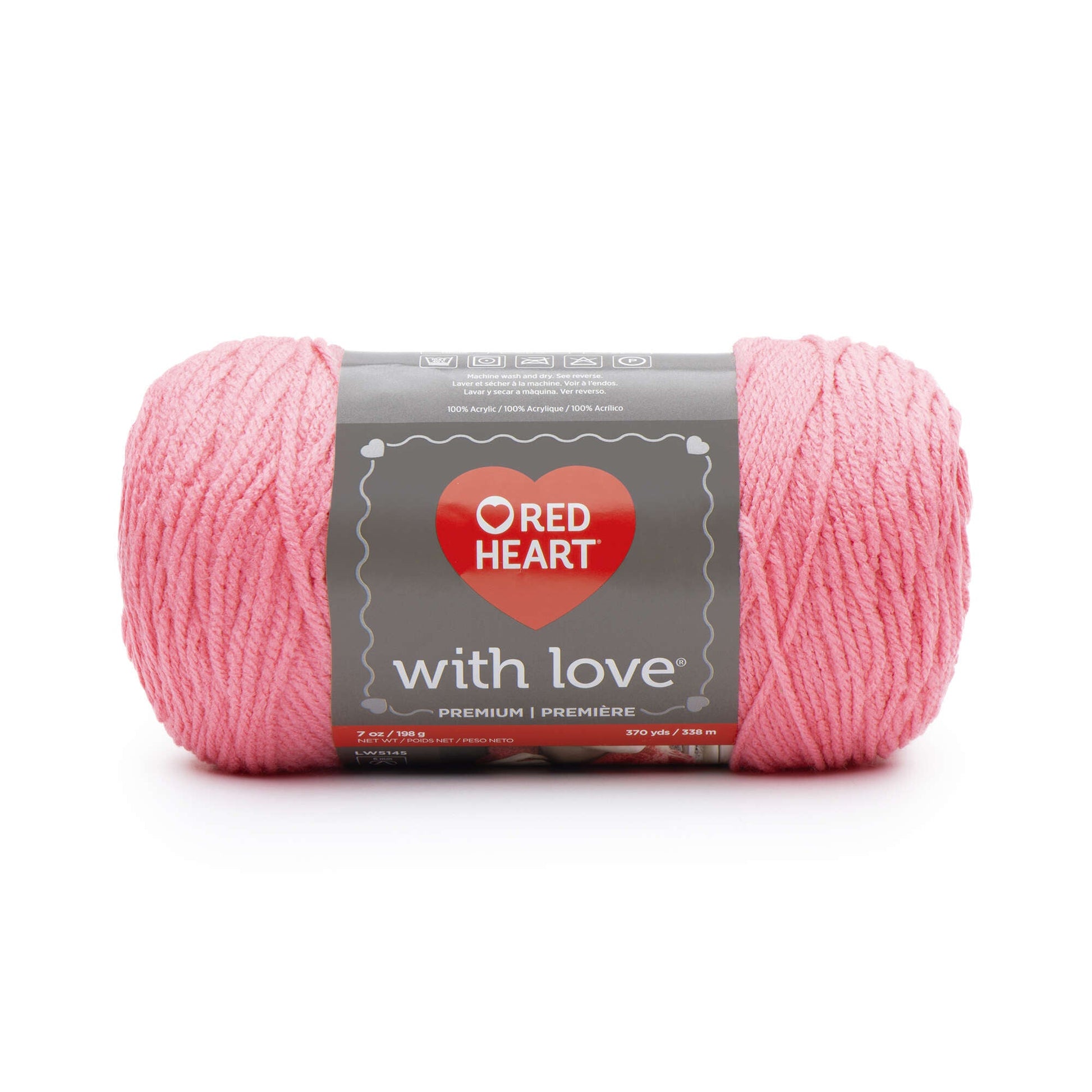 Red Heart With Love Yarn - 1703 Candy Pink (Discontinued) at Jimmy Beans  Wool