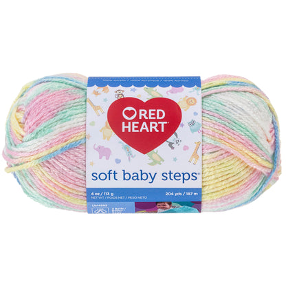 Red Heart Soft Baby Steps Yarn - Discontinued Shades Binky Print