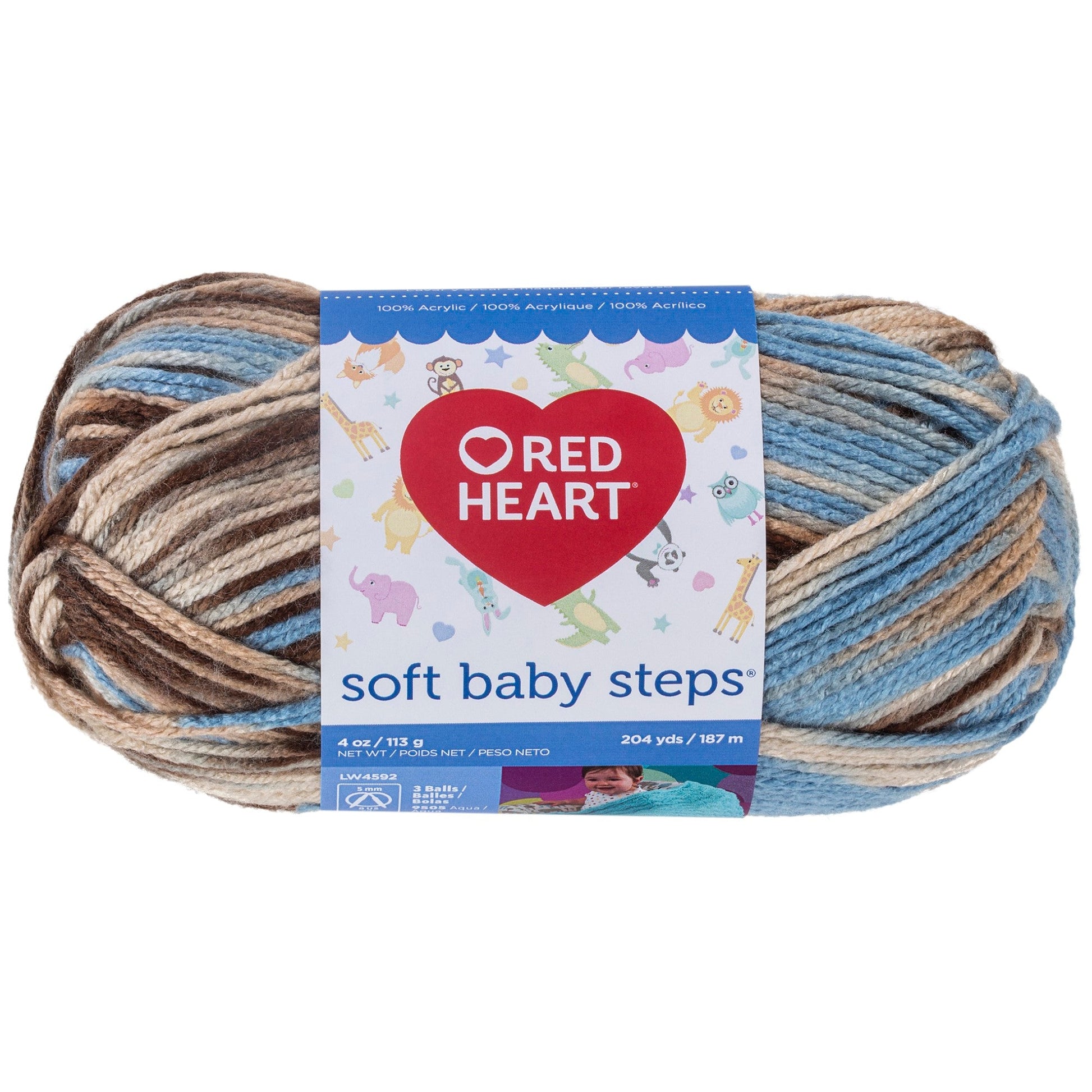 Red Heart Soft Baby Steps Yarn - Baby Blue
