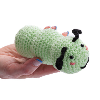 Red Heart Crochet Super Glow Bugs Caterpillar