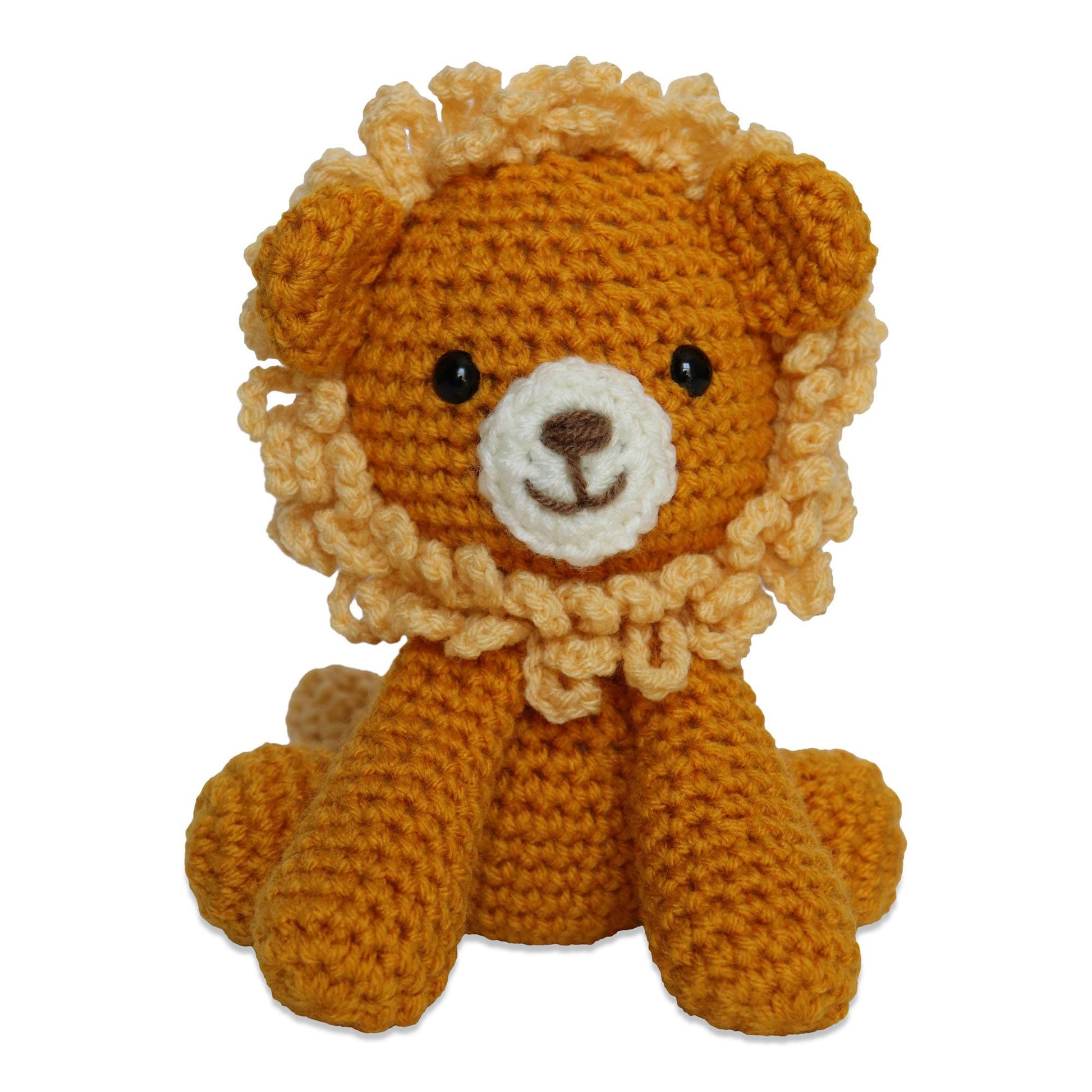 Free Red Heart Crochet Lion Amigurumi Pattern