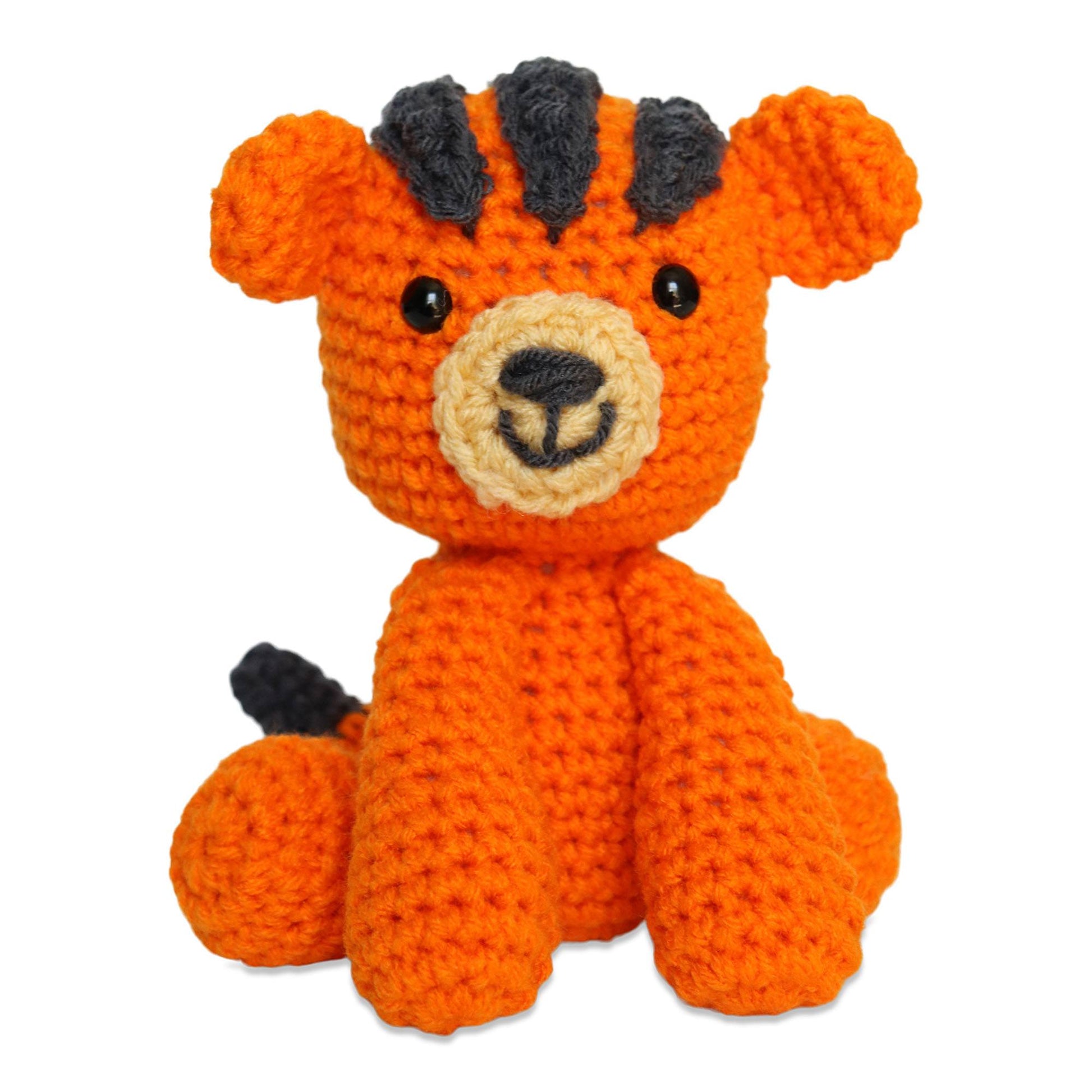 Free Red Heart Crochet Tiger Amigurumi Pattern