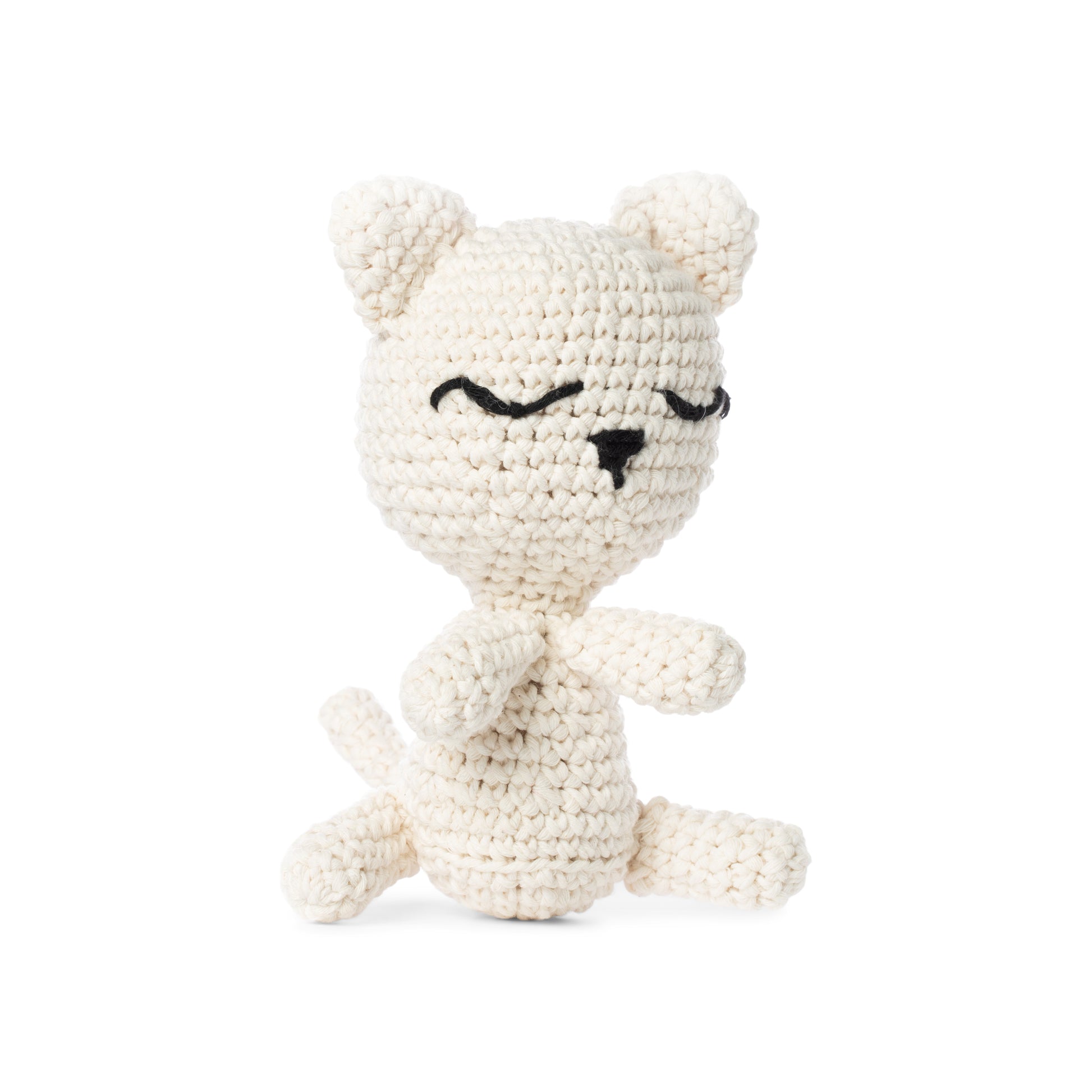 Red Heart Amigurumi Crochet Kit in Nugget The Kitten | Size: 70g/2.5oz | by Yarnspirations