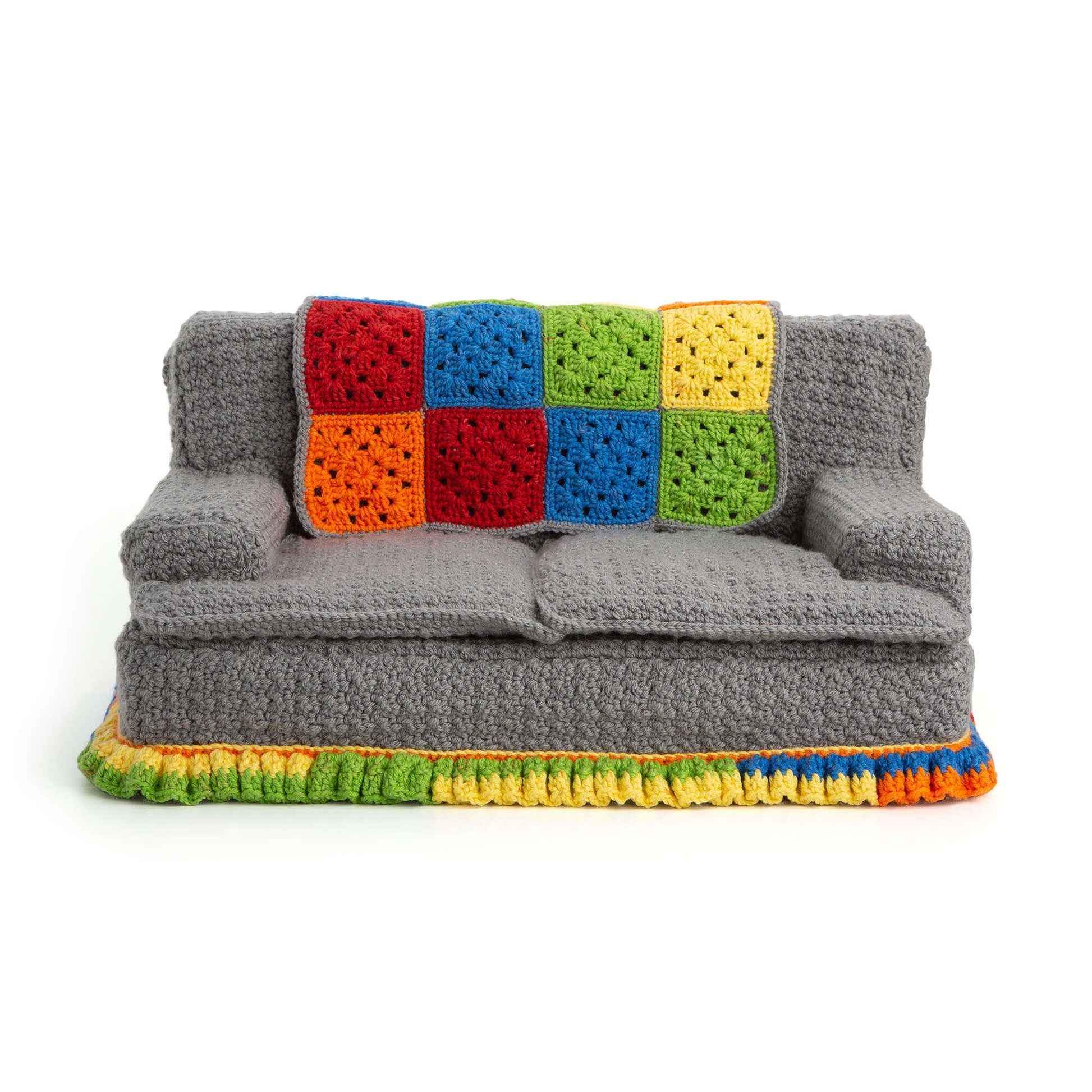 Red Heart Crochet Cat Couch Pattern | Yarnspirations