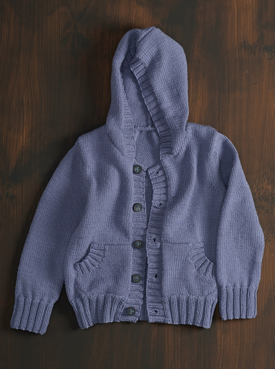 Free Red Heart Knit Kid's Hoodie Pattern