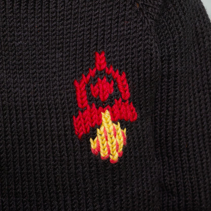 Red Heart Chic Knit Rocket Ship Sweater Red Heart Chic Knit Rocket Ship Sweater