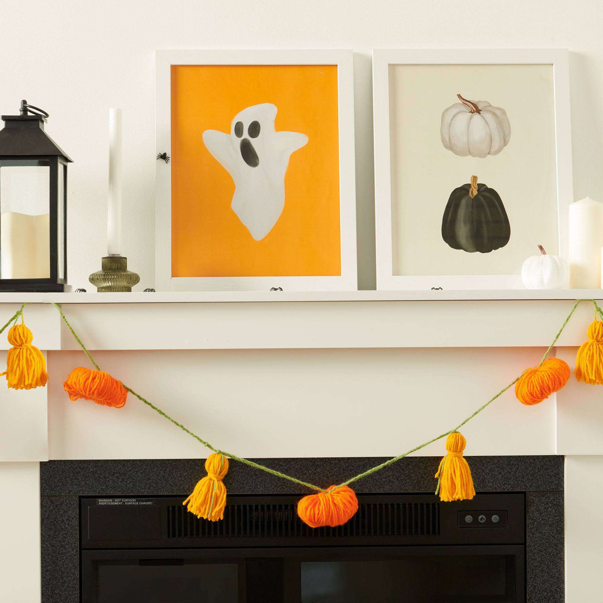 Free Red Heart Craft Pumpkin Patch Garland Pattern