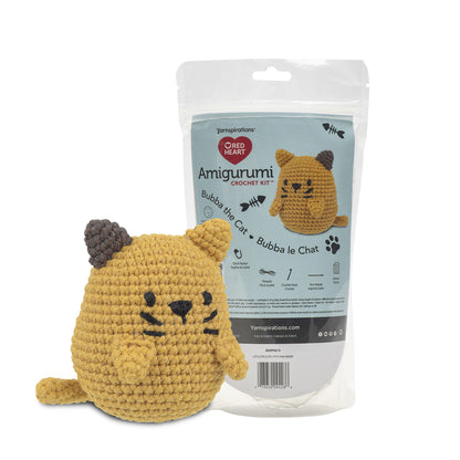 Red Heart Amigurumi Crochet Kit Bubba The Cat