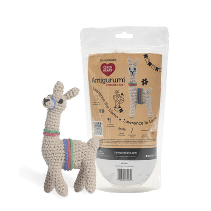 Red Heart Amigurumi Crochet Kit Lawrence The Llama