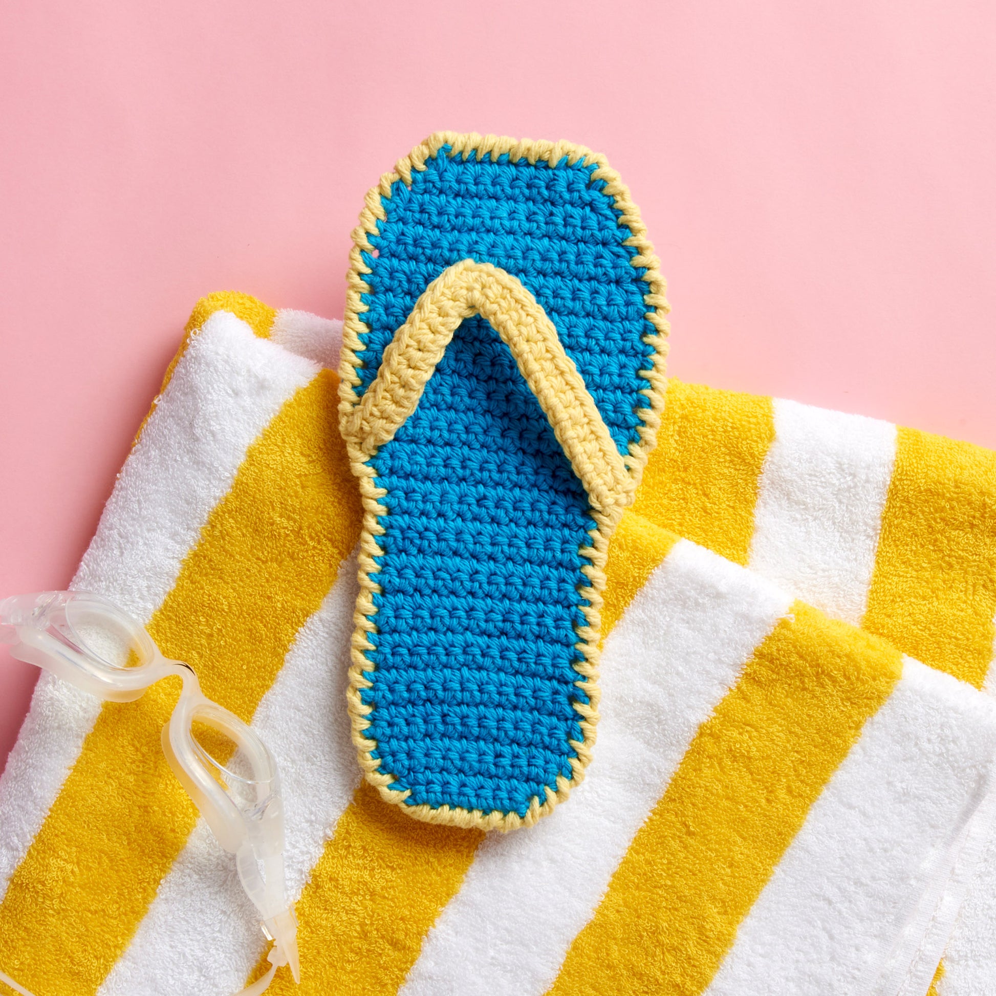 Free Lily Sugar'n Cream Flip Flop Dishcloth Pattern