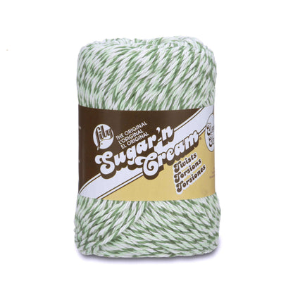 Lily Sugar'n Cream Super Size Twists Yarn - Discontinued Shades Green Twists