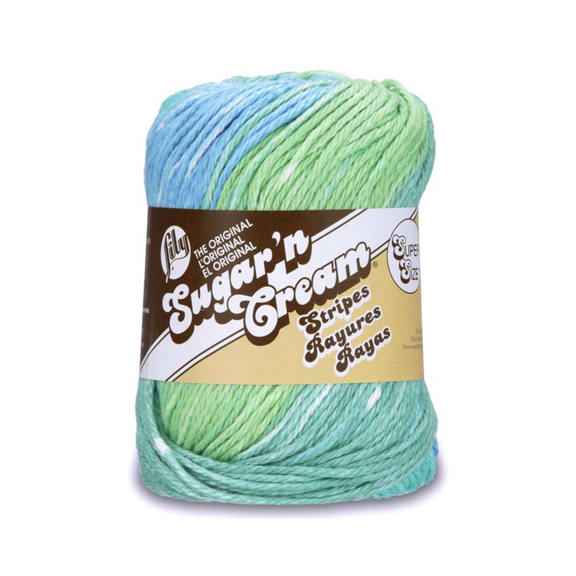 Lily Cotton Yarn - Sugar-'n-Cream-approx. 125 Yards-Cotton-Mint Green-Art  930