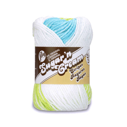 Lily Sugar'n Cream Super Size Stripes Yarn - Discontinued Shades Mod Stripes