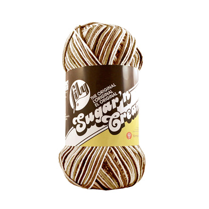 Lily Sugar'n Cream Big Ball Ombres Yarn (340g/12oz) - Discontinued Chocolate Ombre