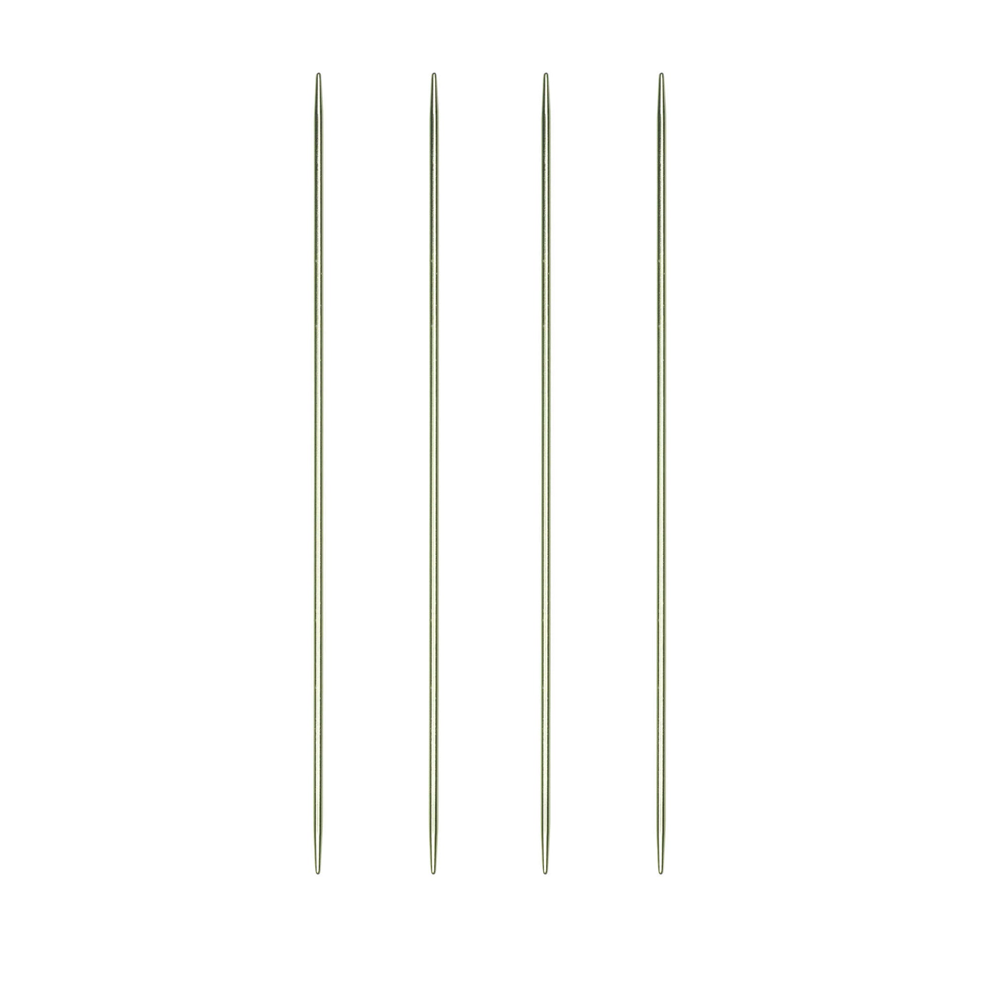 Double Pointed Knitting Needles - Set of 4 - 7 (18cm) - Silvalume