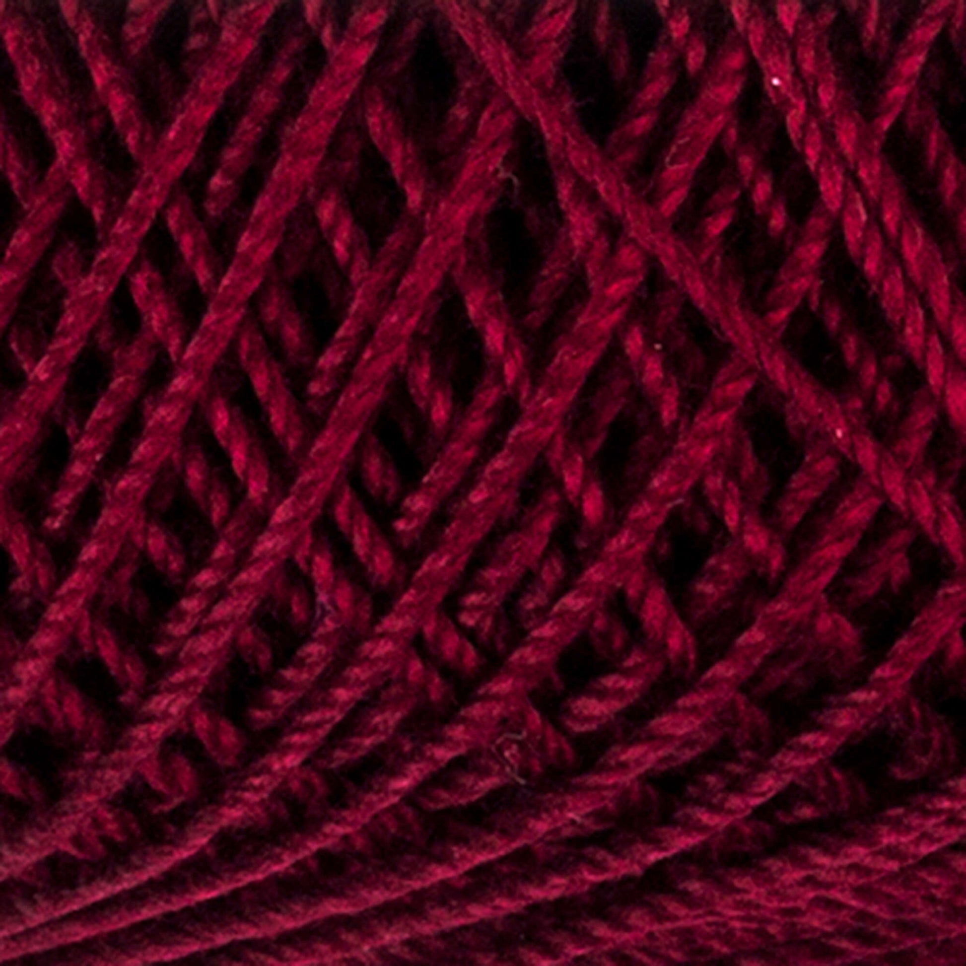 Cotton Crochet Thread - Size 3 - Red- 140 yds —