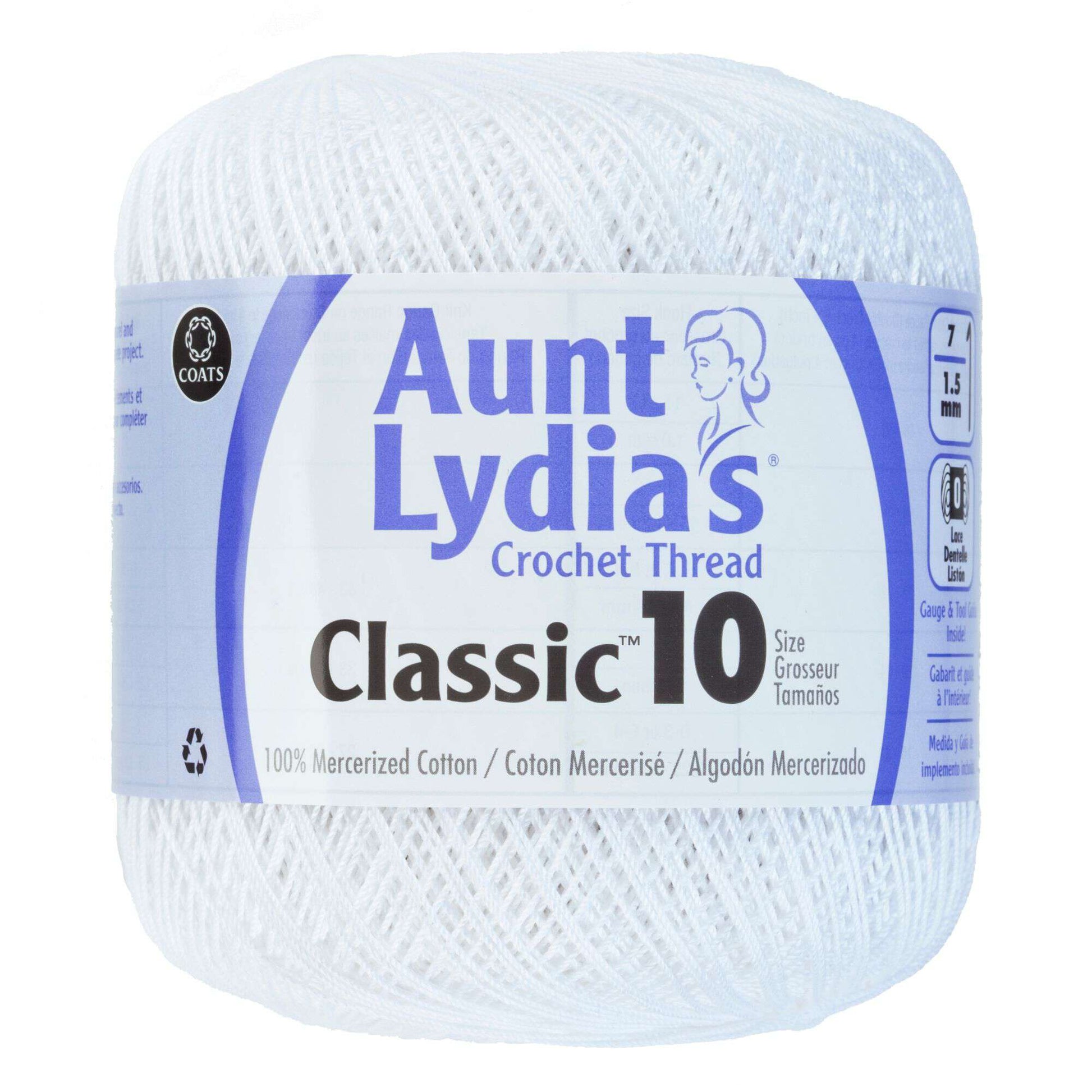 Aunt Lydia's Crochet Thread - Size 10 - French Rose (2-Pack)