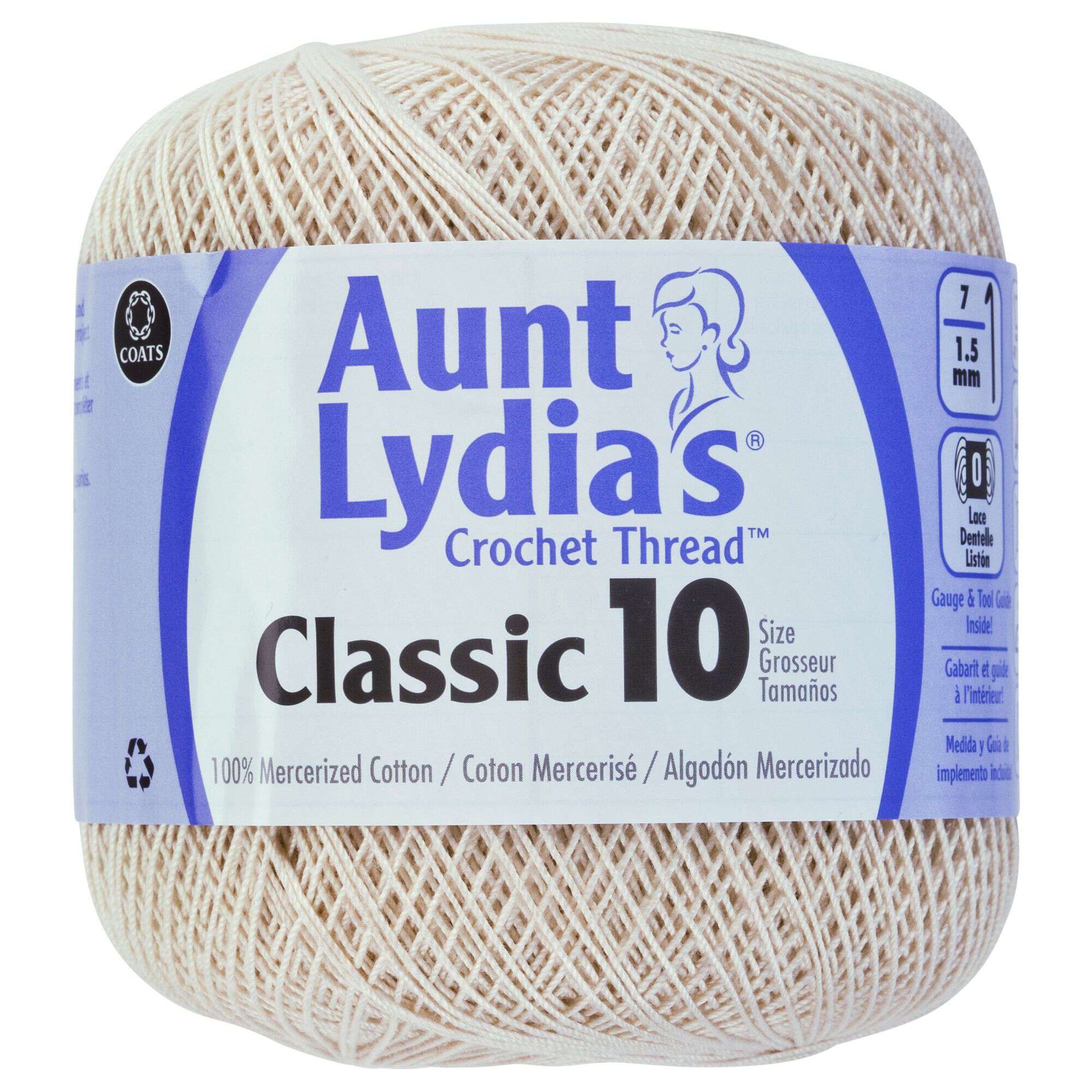 Coats And Clark Aunt Lydia's Classic Crochet Thread - Size 10 - Wasabi