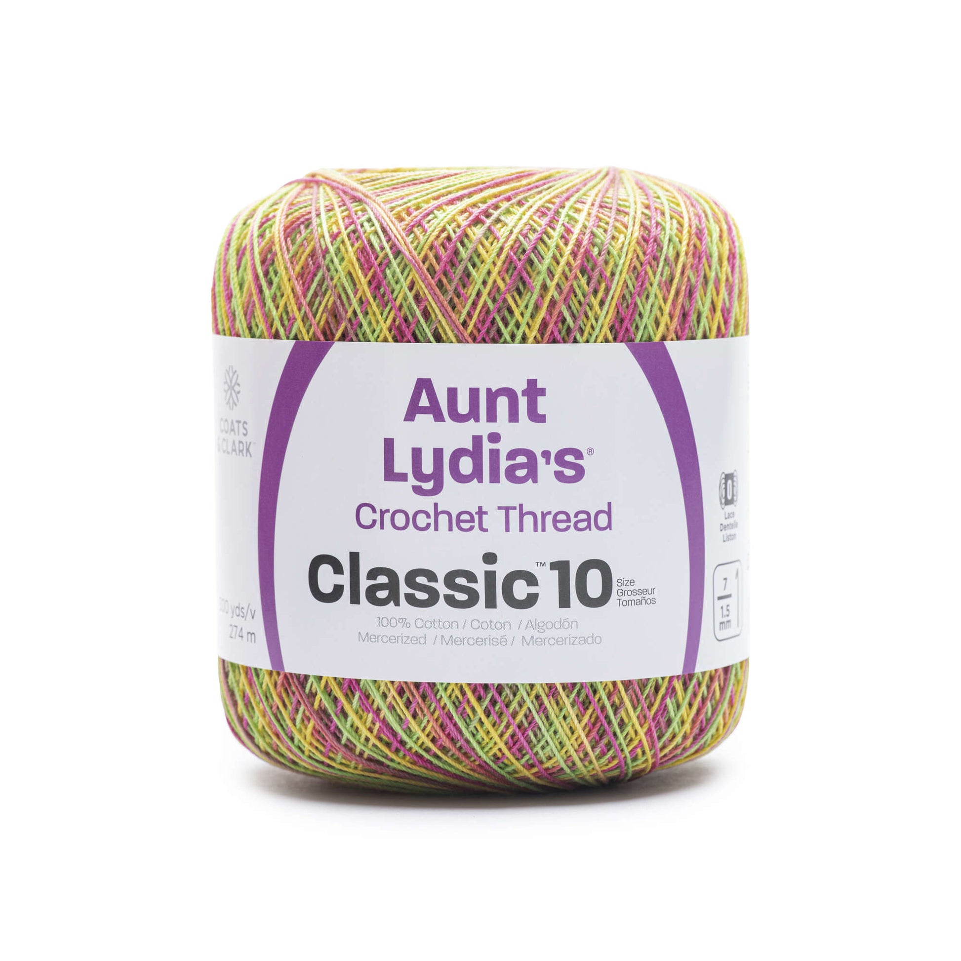 Aunt Lydia's Classic Crochet Thread Size 10 Value 1000 Yards Natural